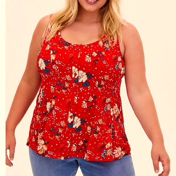 torrid Tops - TORRID Floral Print Blouse NWOT